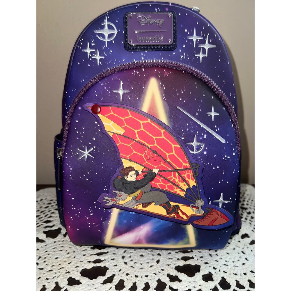 Loungefly Disney Treasure Planet Solar Surfer Glow-in-the-Dark Mini Backpack